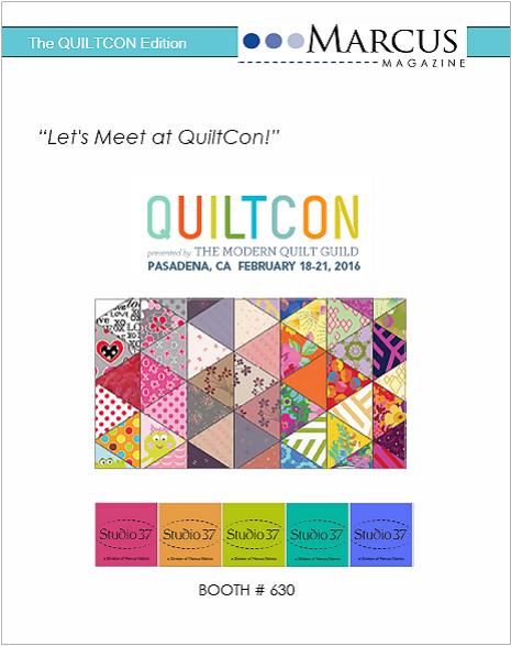 QuiltCon magazine Marcus Fabrics